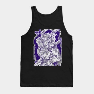 Cyber anime kawaii girl Tank Top